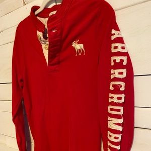 Red long sleeve men’s, Fits like a medium however